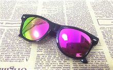 Classic Designer Tinted Square Mirror Sunglasses