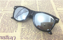 Classic Designer Tinted Square Mirror Sunglasses