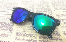 Classic Designer Tinted Square Mirror Sunglasses