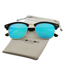 Semi-Rimless Designer Polarized Sunglasses