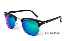 Semi-Rimless Designer Polarized Sunglasses