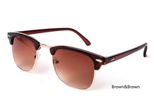 Semi-Rimless Designer Polarized Sunglasses