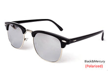 Semi-Rimless Designer Polarized Sunglasses