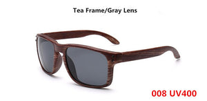 Classic Wood Grain Sunglasses