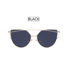 Twin-Beams Rose Gold Sun Glasses UV400