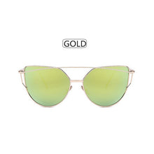 Twin-Beams Rose Gold Sun Glasses UV400