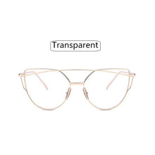 Twin-Beams Rose Gold Sun Glasses UV400