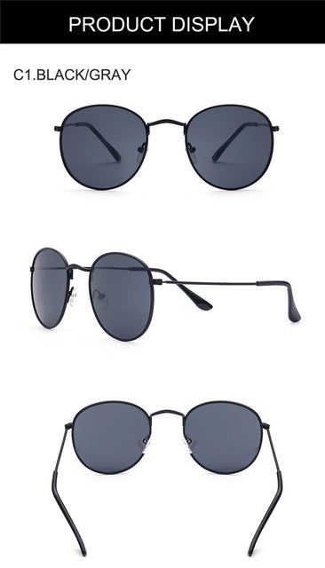 Retro Round Luxury Sunglasses for Women