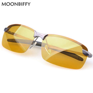 Men's Polarized Aluminum/Magnesium Night Vision Sunglasses