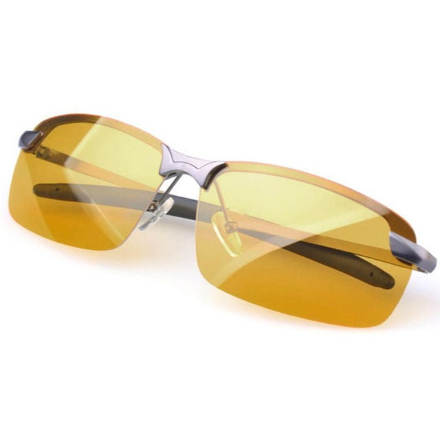 Men's Polarized Aluminum/Magnesium Night Vision Sunglasses