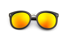 Retro Female Bright Reflective Sunglasses