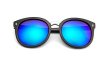 Retro Female Bright Reflective Sunglasses