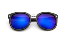 Retro Female Bright Reflective Sunglasses