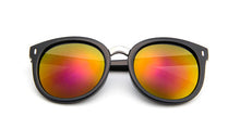 Retro Female Bright Reflective Sunglasses