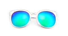 Retro Female Bright Reflective Sunglasses