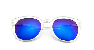 Retro Female Bright Reflective Sunglasses