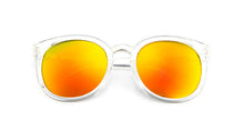 Retro Female Bright Reflective Sunglasses