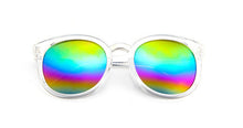 Retro Female Bright Reflective Sunglasses