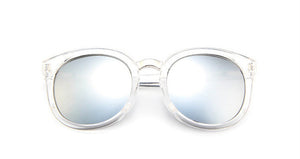 Retro Female Bright Reflective Sunglasses