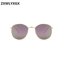 Framed Round Reflective Sunglasses